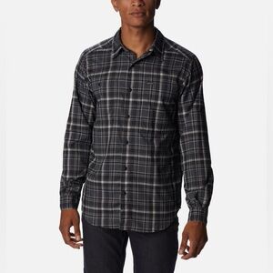 Columbia Omni Shade Men's Silver Ridge Utility Lite Plaid Shirt Size XL